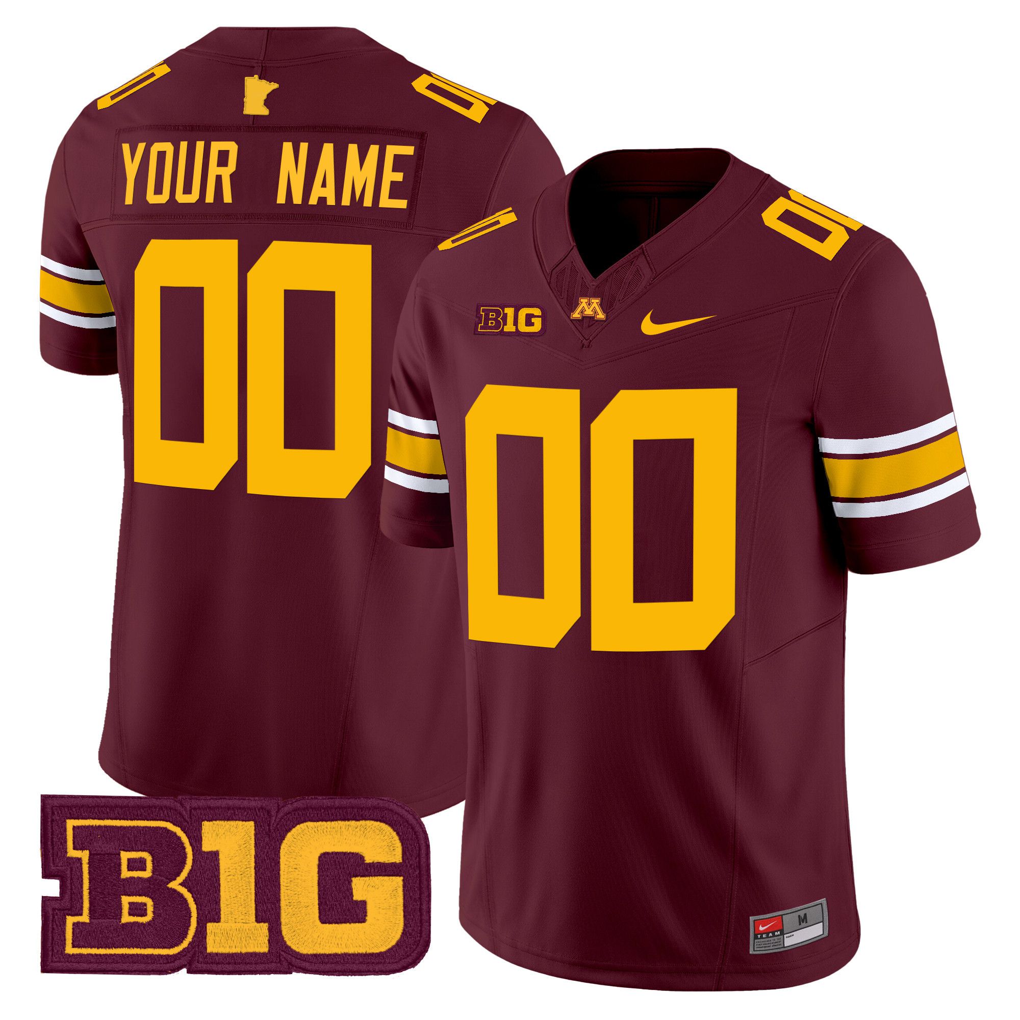 Men Minnesota Golden Gophers Red Nike 2024 Vapor Limited Custom NCAA Jersey style 1->customized ncaa jersey->Custom Jersey